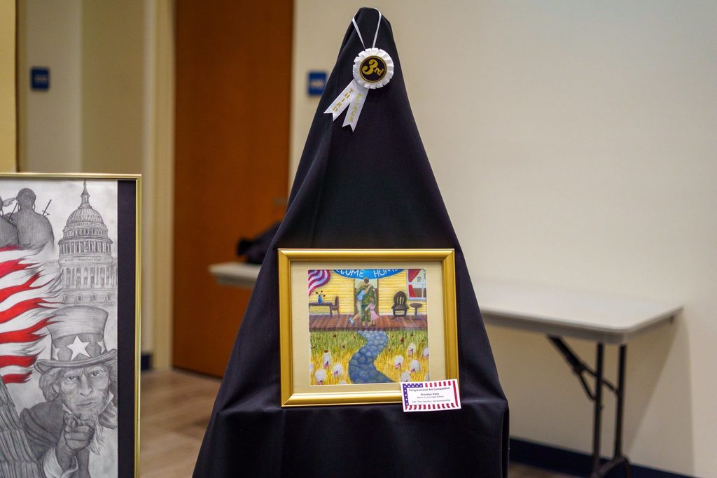 Celebrating Brooklyn Kelly of Martin County High School for 3rd place in congressional art competition