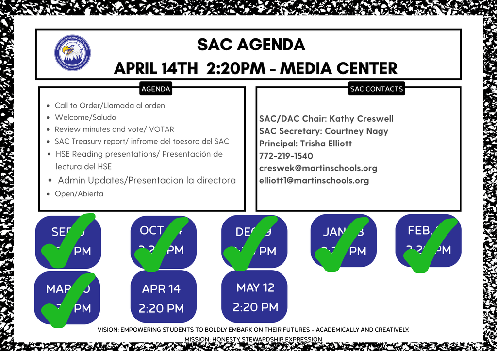 HSE April 2026 SAC agenda