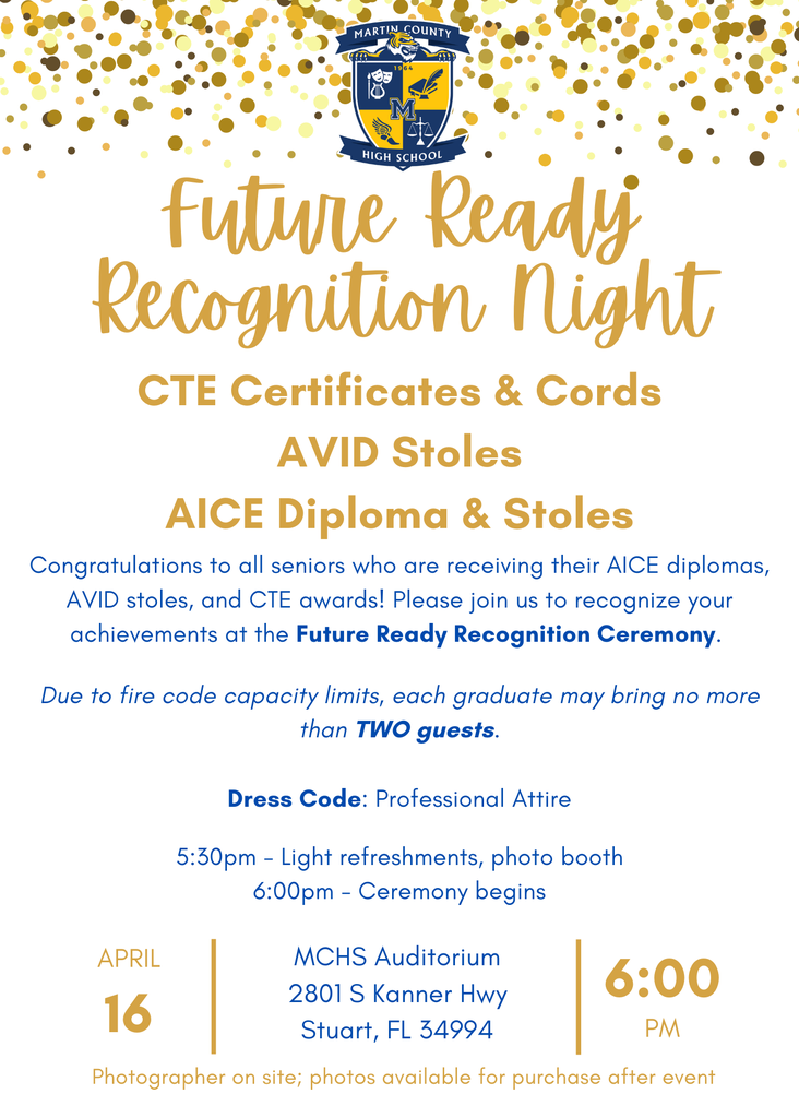 MCHS Future Ready Recognition Night