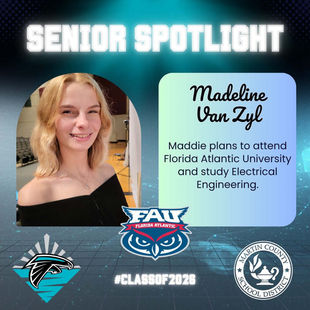 Spotlight on JBHS senior Madeline Van Zyl