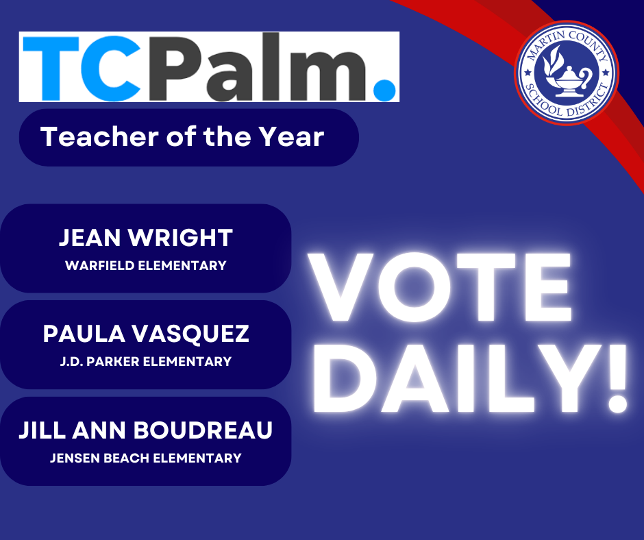 Vote daily for TCPalm Teacher of the Year