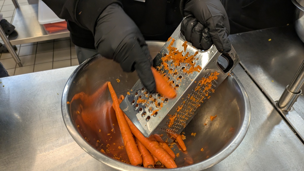 MCHS Culinary Students Prep for Academic Luncheon
