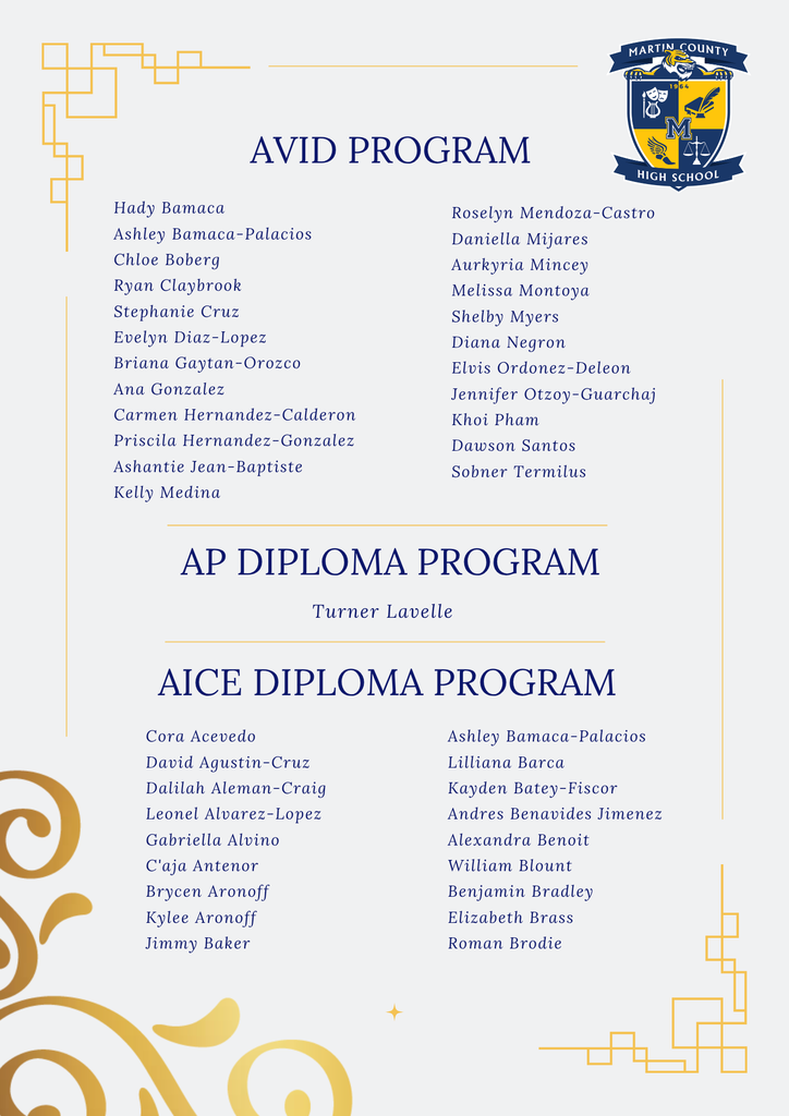 MCHS Future Ready Recognition Ceremony