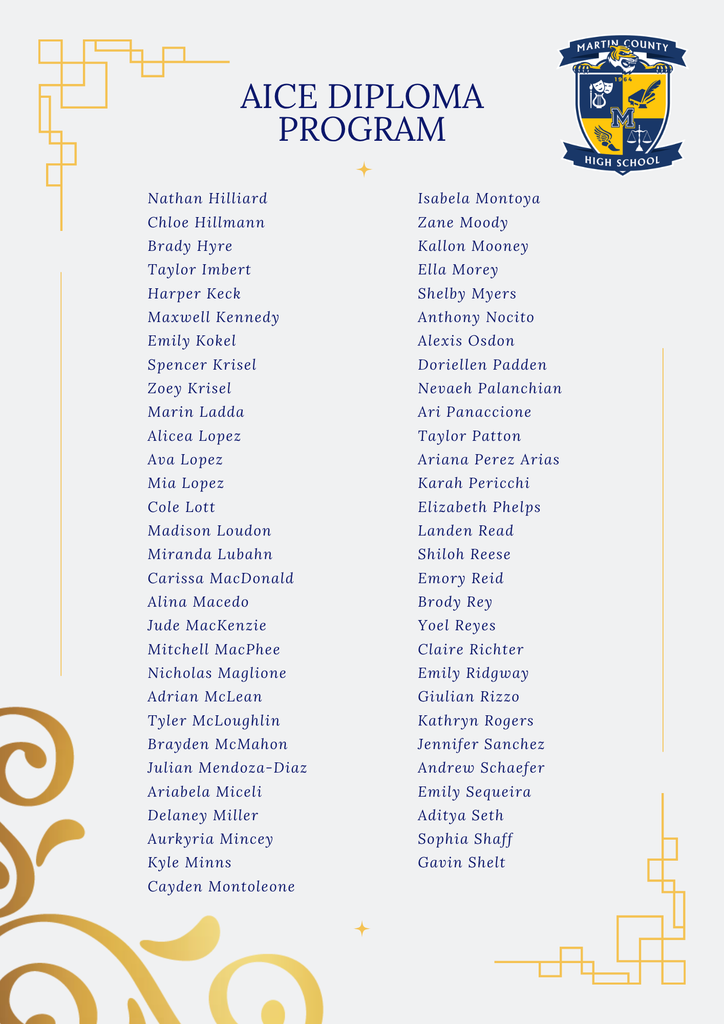 MCHS Future Ready Recognition Ceremony