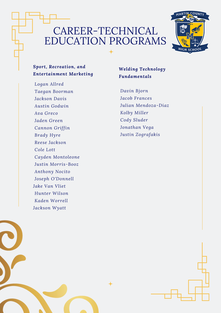 MCHS Future Ready Recognition Ceremony