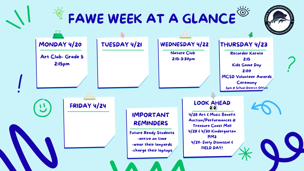 week at a glance