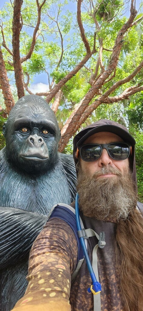 Mr Russell Gorilla Selfie