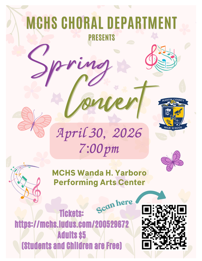 MCHS Spring Concert - April 30, 2026 at 7pm