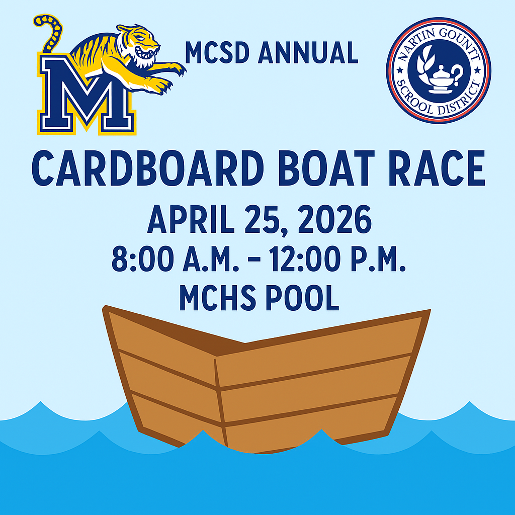 MCSD Annual Cardboard Boat Race at MCHS Pool