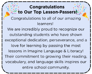 Top Lesson Passers!