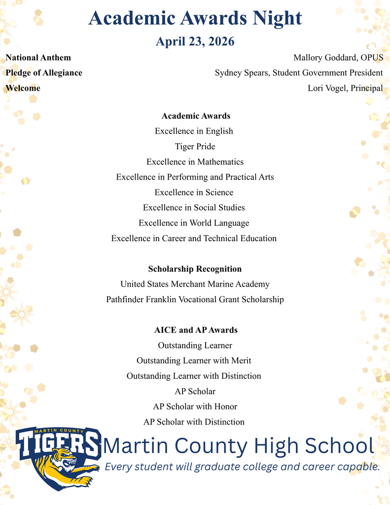 MCHS Academic Awards Night