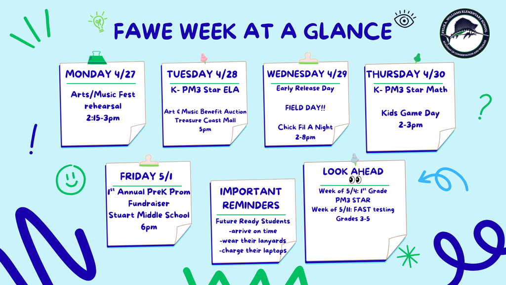week at a glance