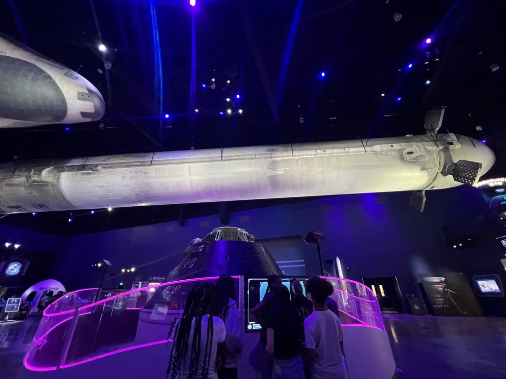 Admiring the shuttle