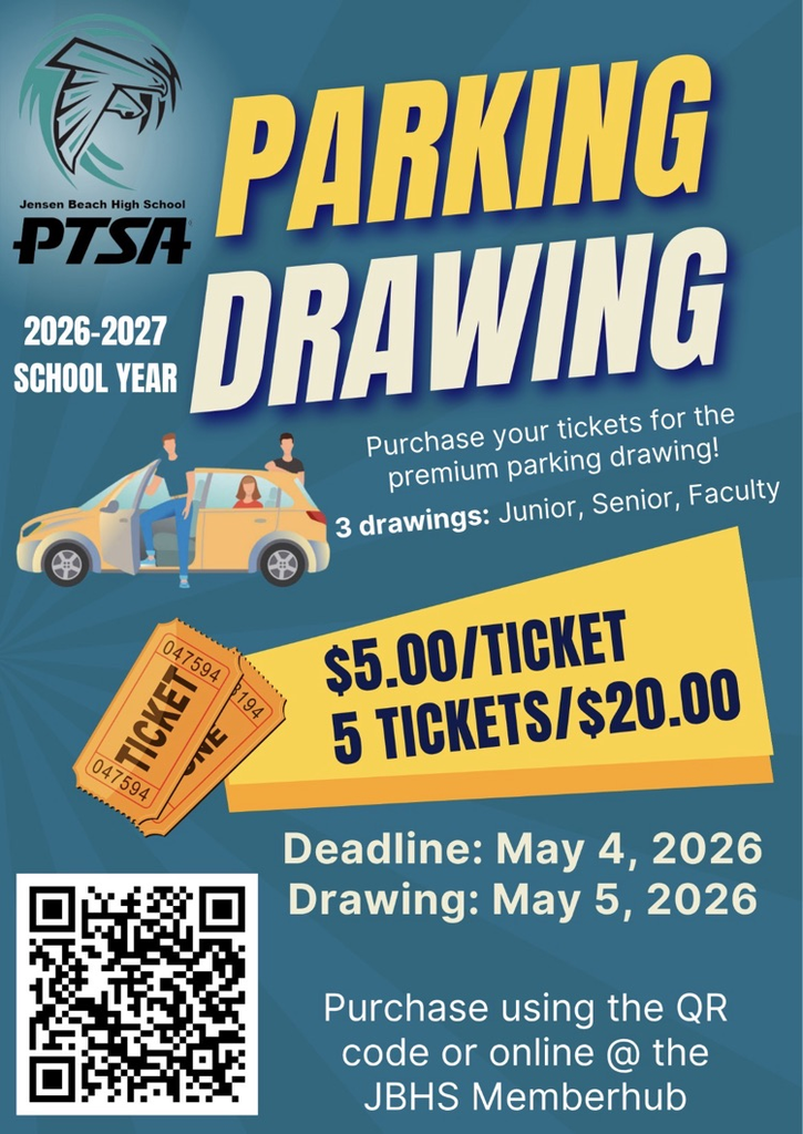 JBHS PTSA Parking Raffle 2026