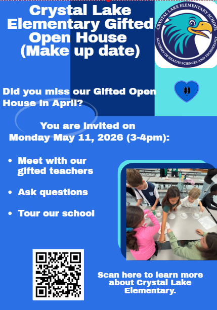 Gifted Open House Make Up Day