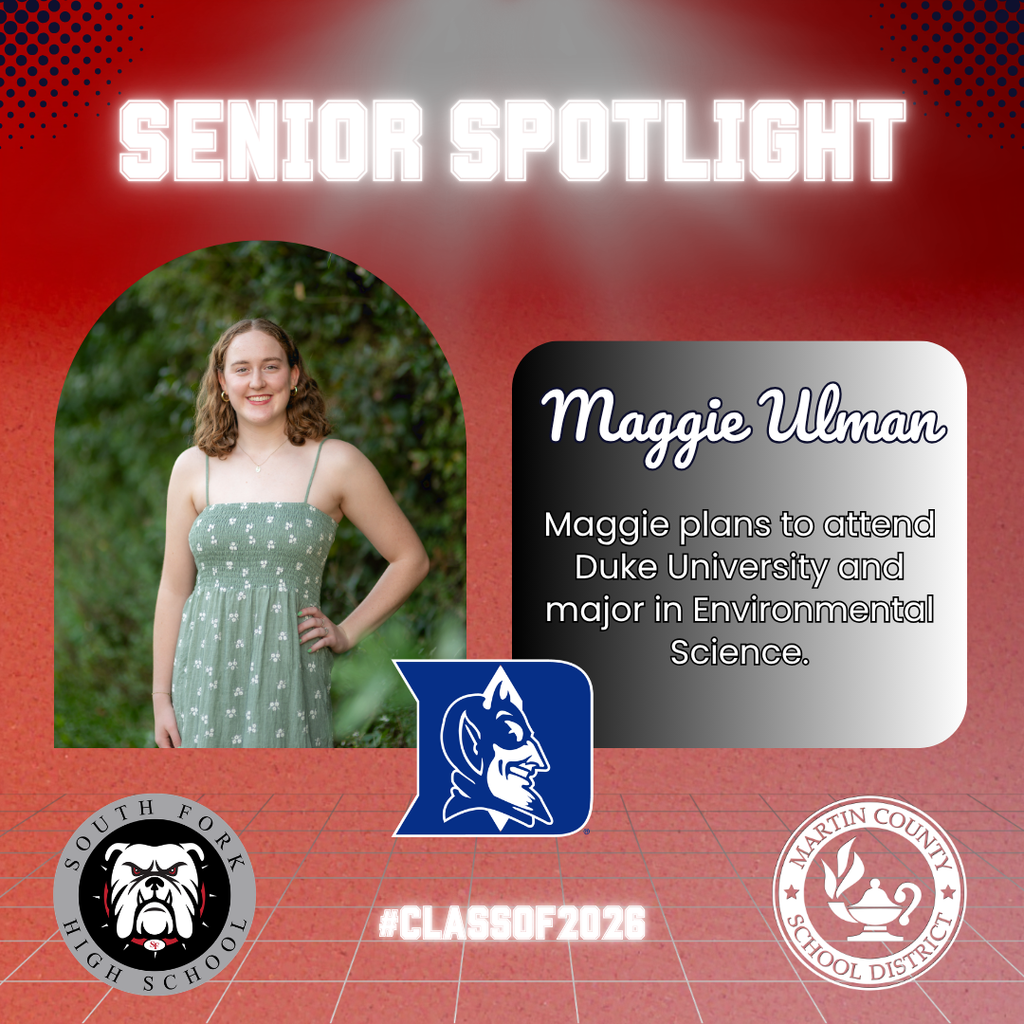 Spotlight on SFHS senior Maggie Ulman