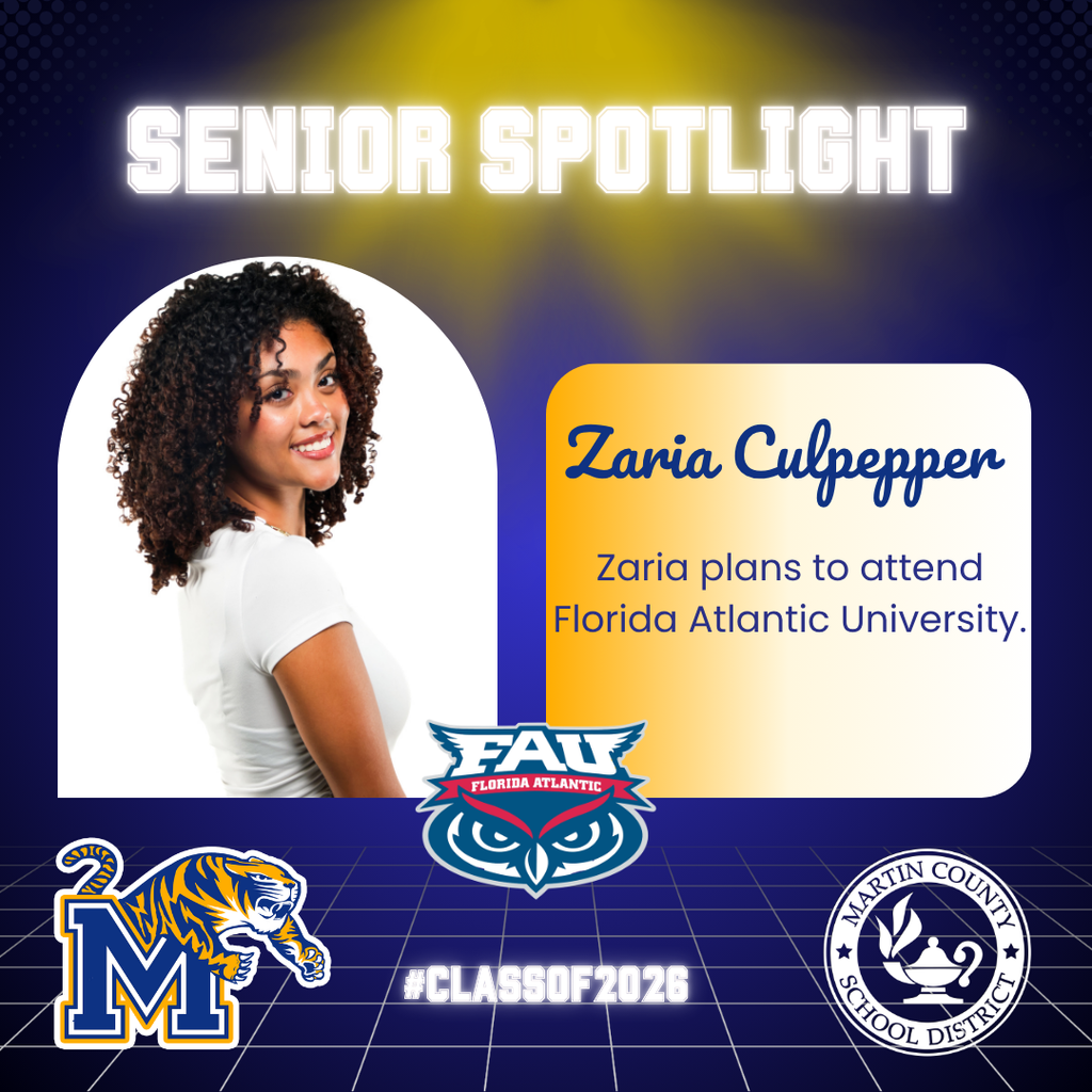 Spotlight on MCHS senior Zaria Culpepper