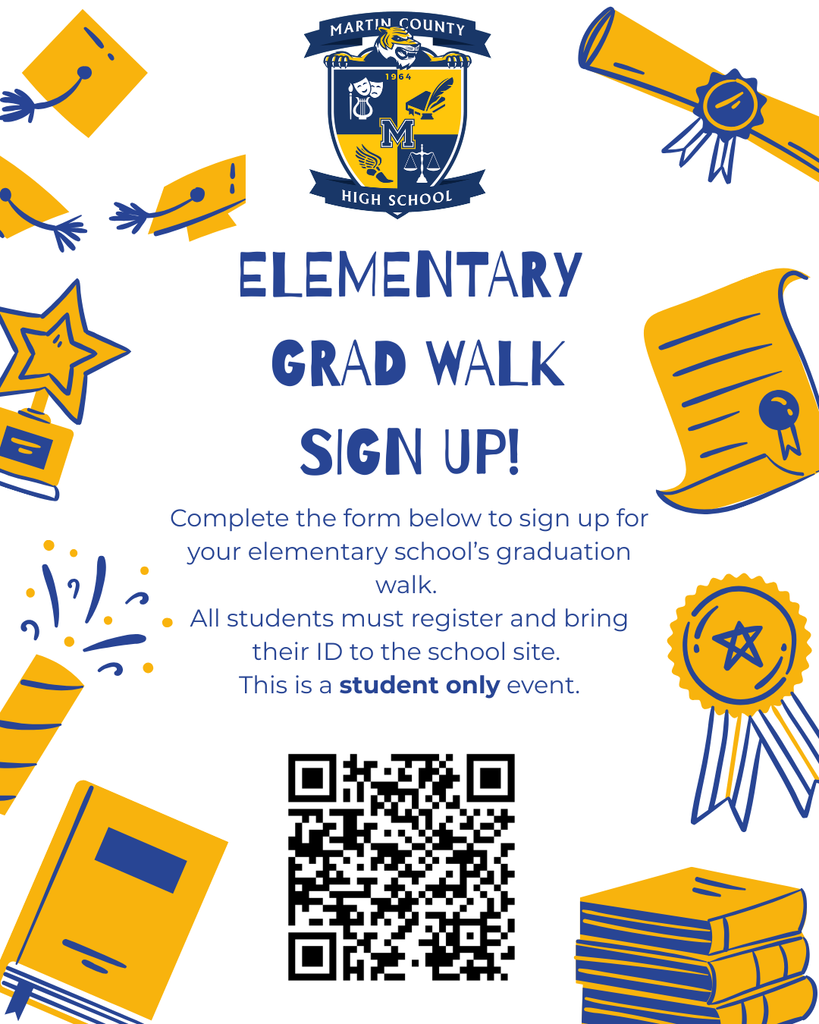 MCHS Class of 2026 Elementary Grad Walk Sign Up!
