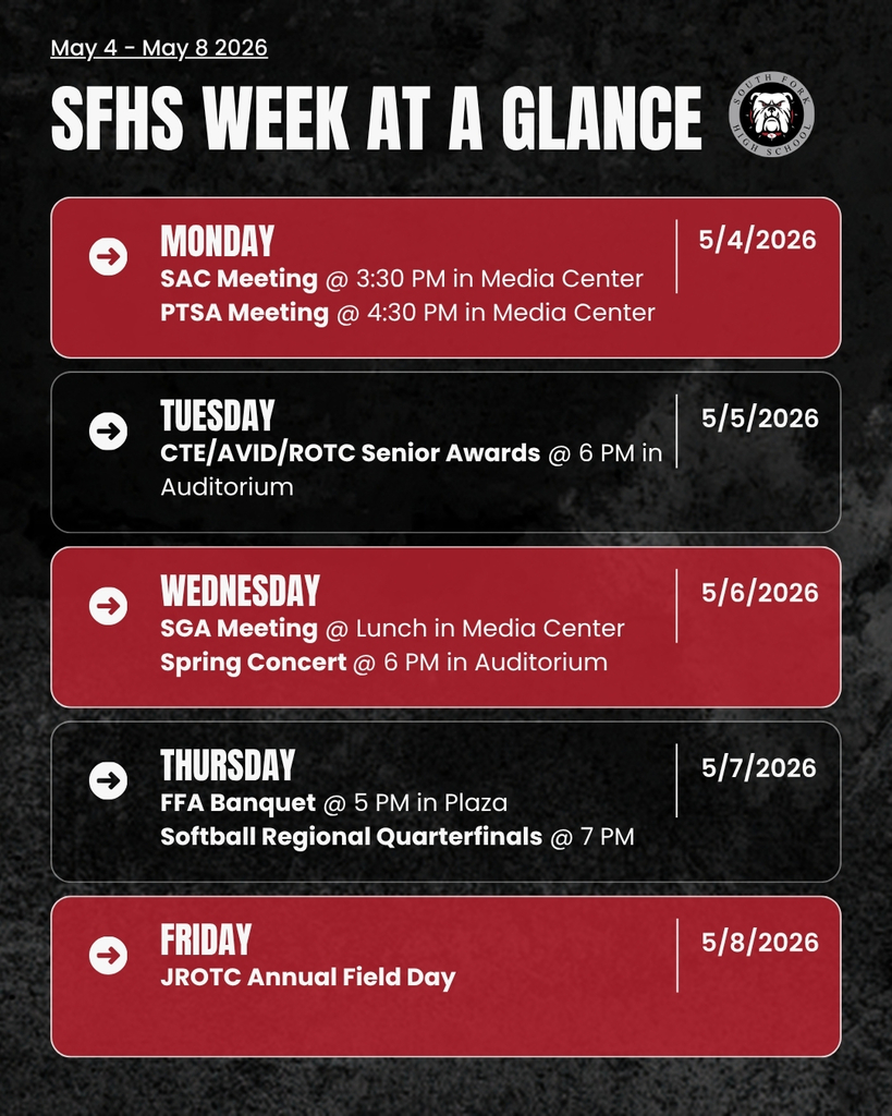 week at a glance