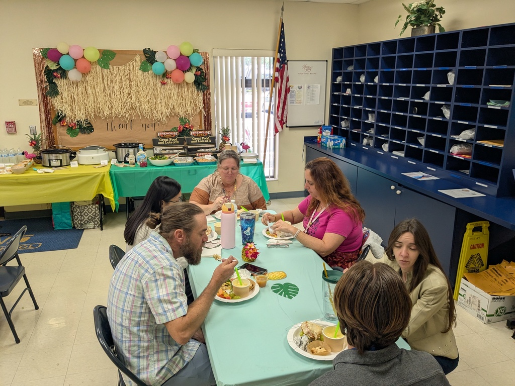 Teachers enjoying lunch