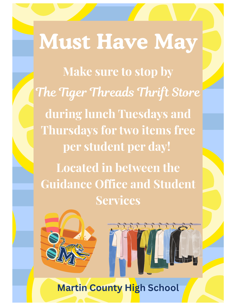 MCHS Tiger Threads Must Have May