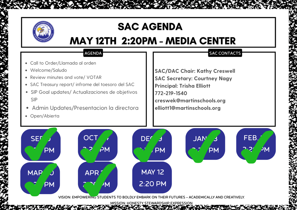 MAY SAC Agenda