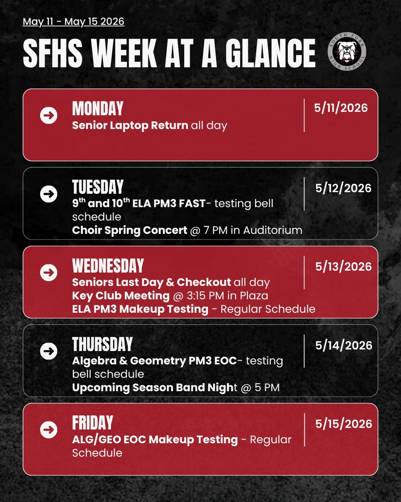 may 11 thru 15