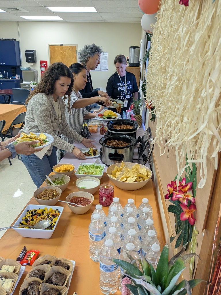 Teachers at Taco Lunch