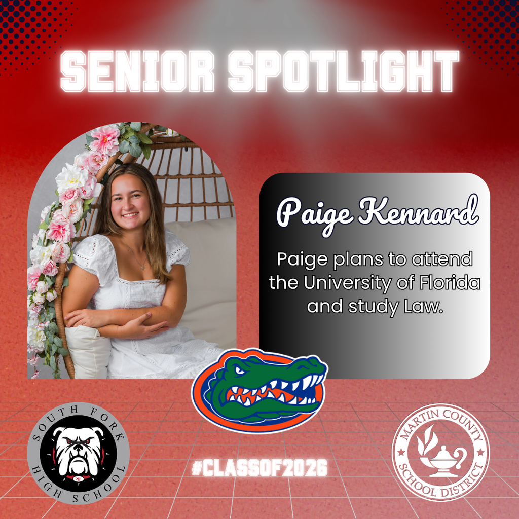 Spotlight on SFHS senior Paige Kennard