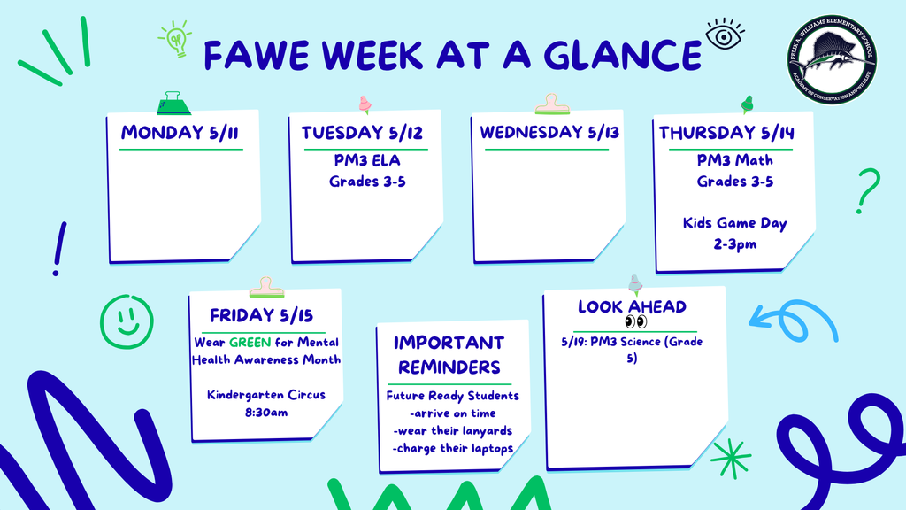 week at a glance