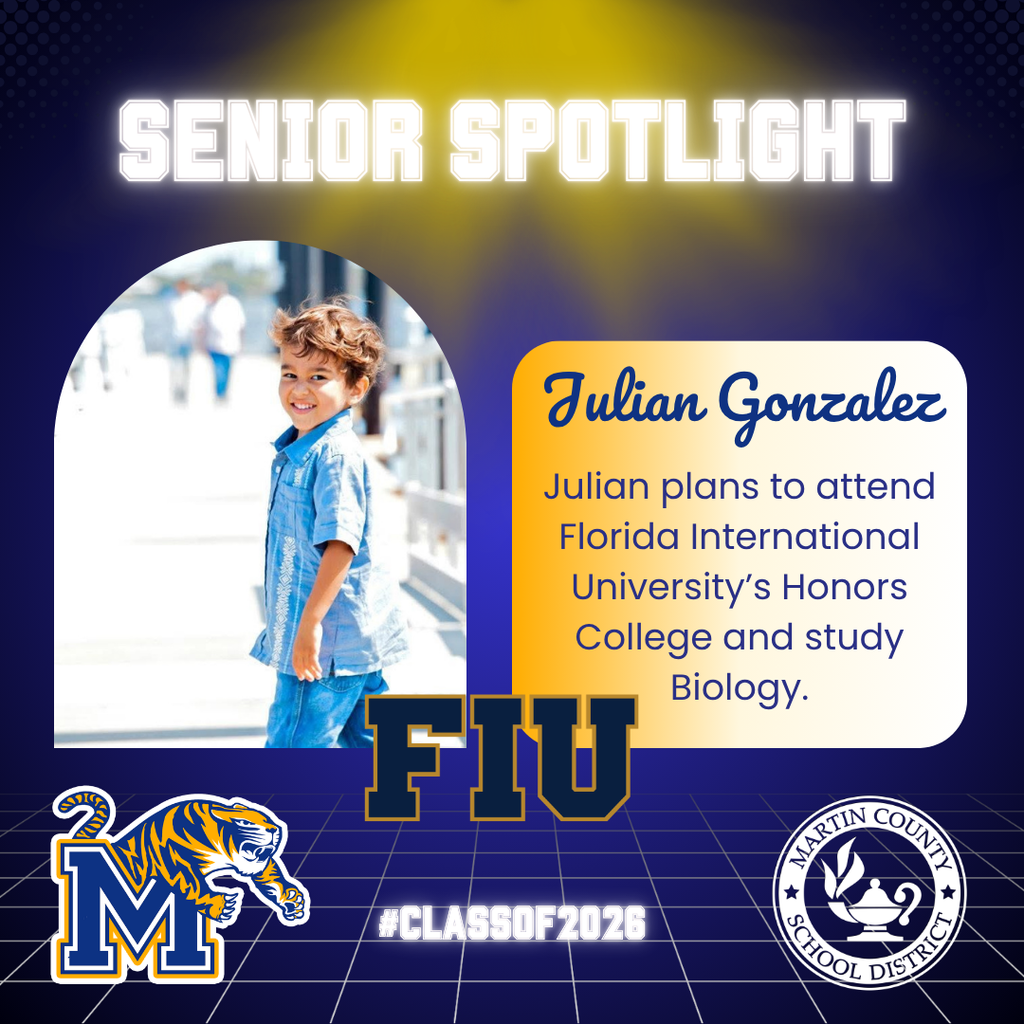 Spotlight on MCHS senior Julian Gonzalez