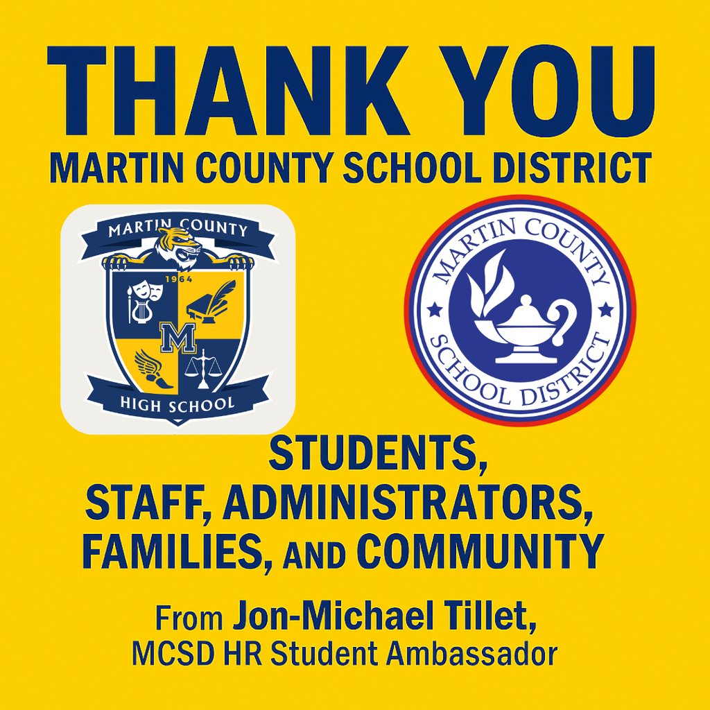 THANK YOU, MCSD Community