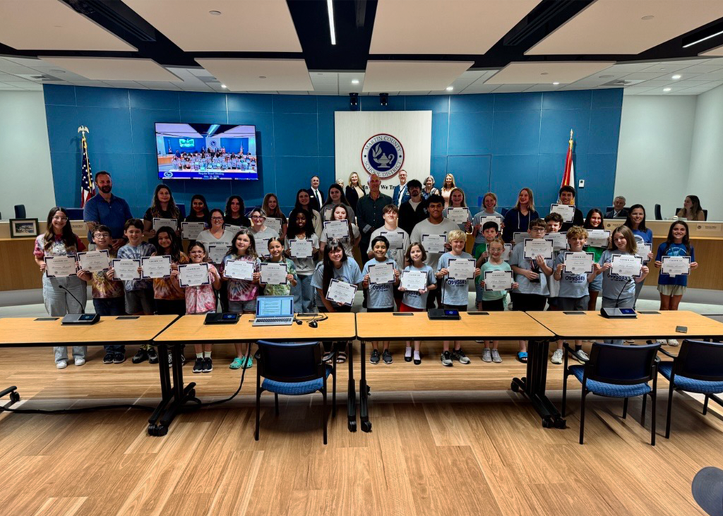 Celebrating the Odyssey of the Mind teams who represented MCSD at the state competition
