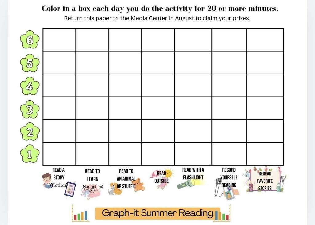 CGE Summer Reading Printable
