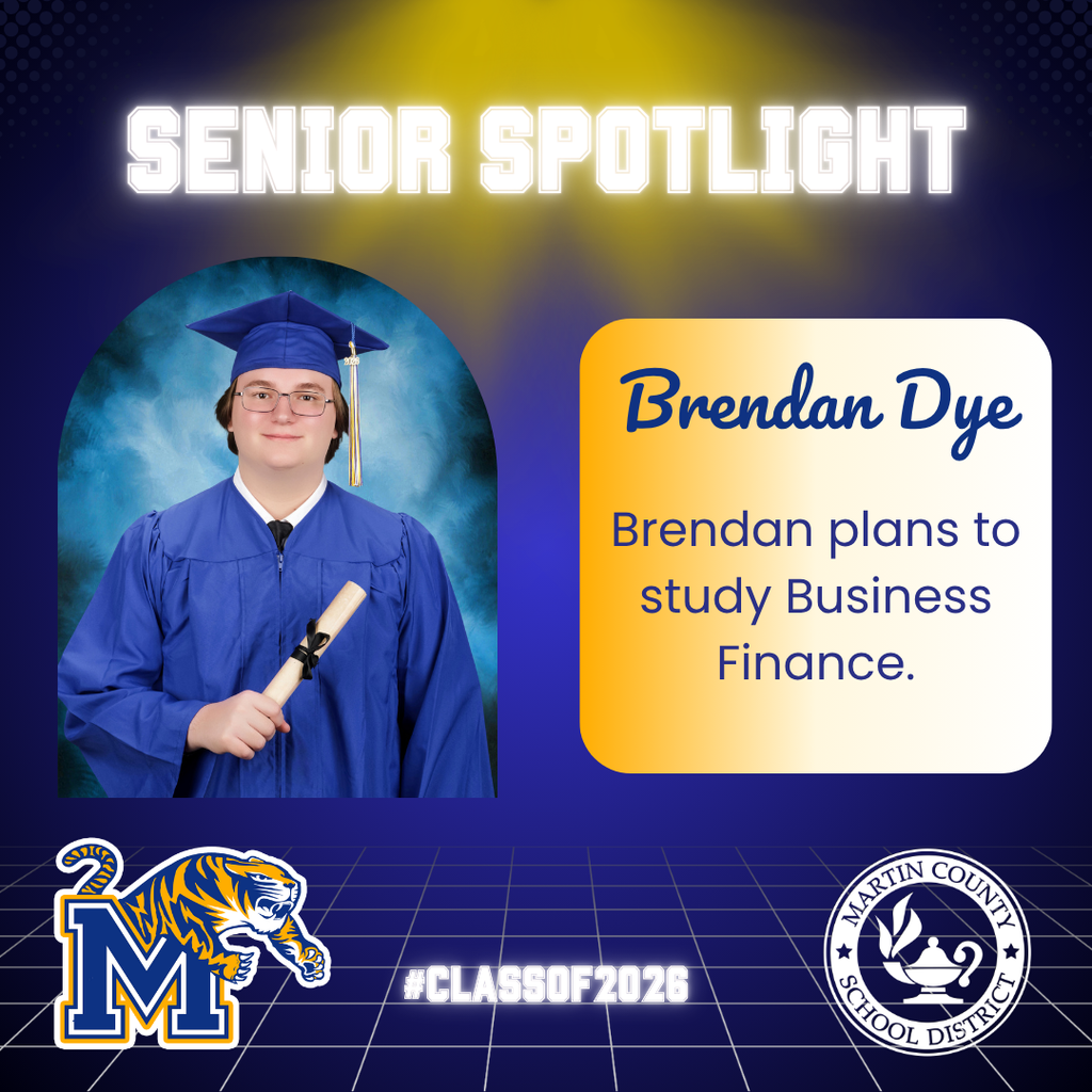 Spotlight on MCHS senior Brendan Dye