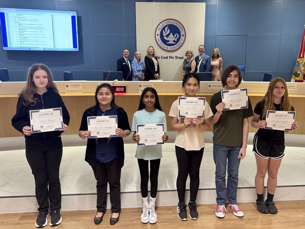 MATHCOUNTS state competitors celebrated during May Board Meeting