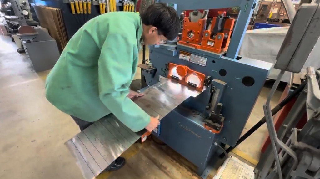 MCHS welding students create eagle for welding competition