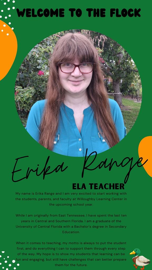 Welcome Erika 