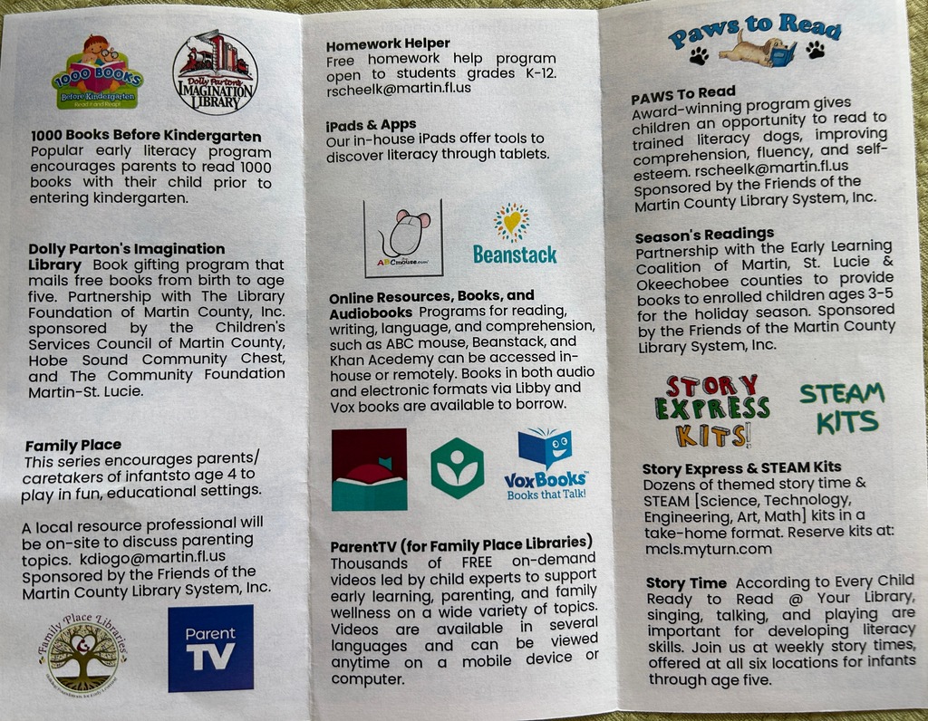 Brochure contents in Engish