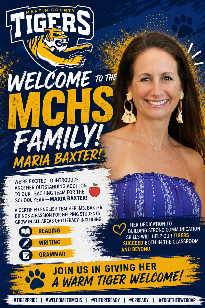 Maria Baxter - New Teacher at MCHS 2026-2027