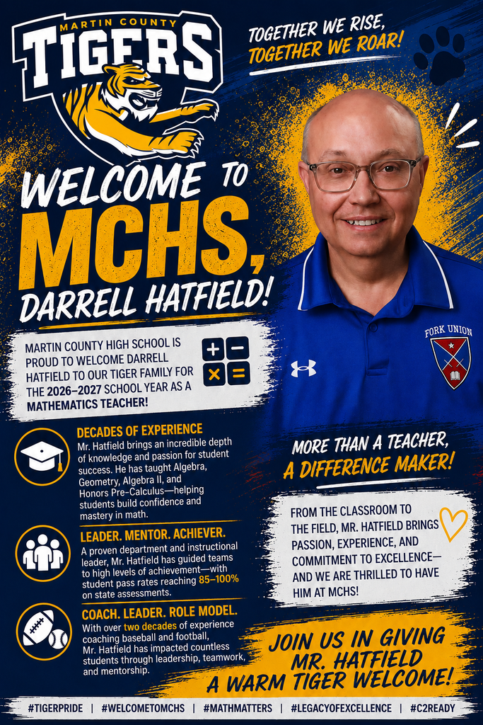 Darrell Hatfield - New Teacher at MCHS 2026-2027