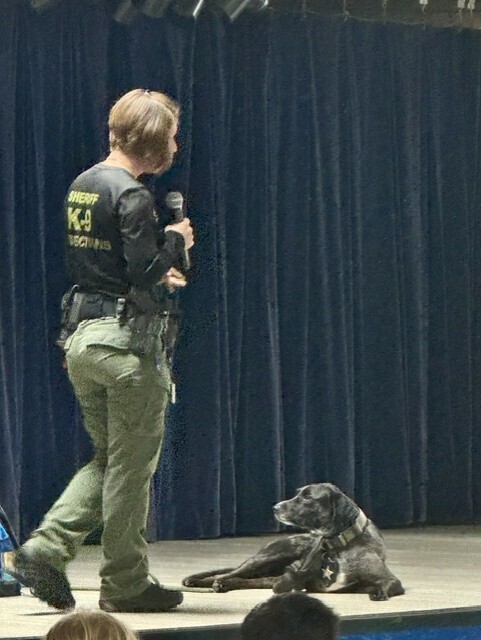 K9 Patches visits ESY