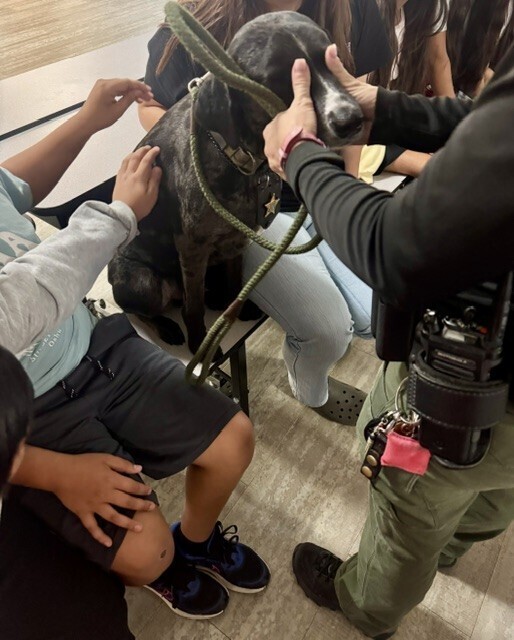K9 Patches visits ESY