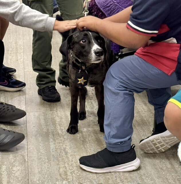 K9 Patches visits ESY