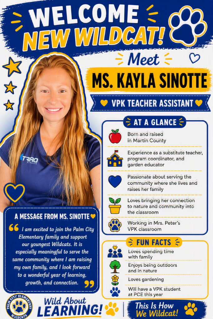 teacher announcement