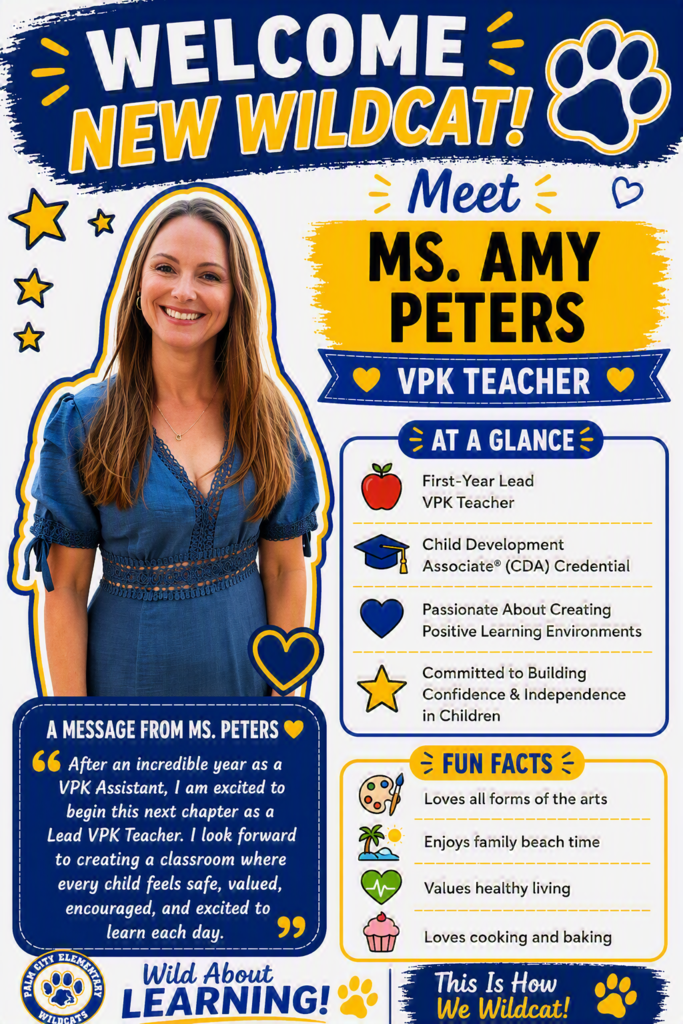 teacher announcement