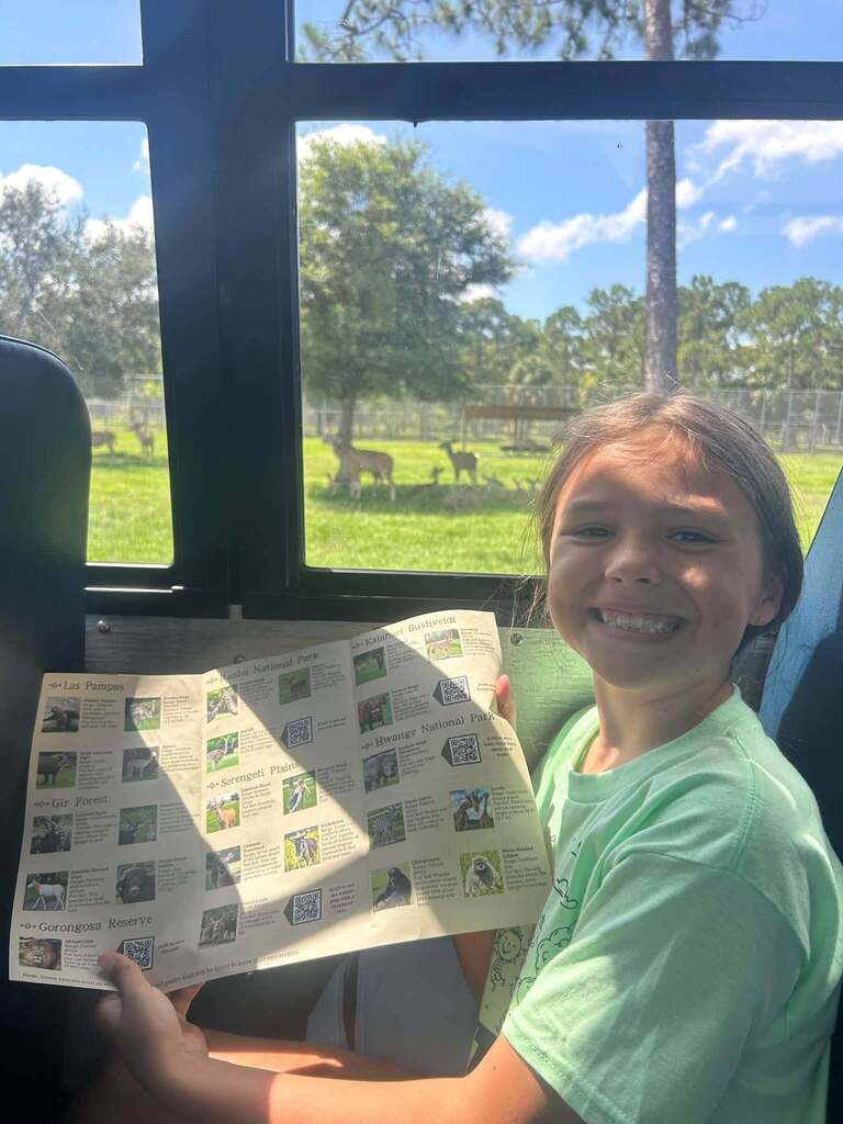 Fun at Lion Country Safari with PCE Extended Day Summer Camp kiddos