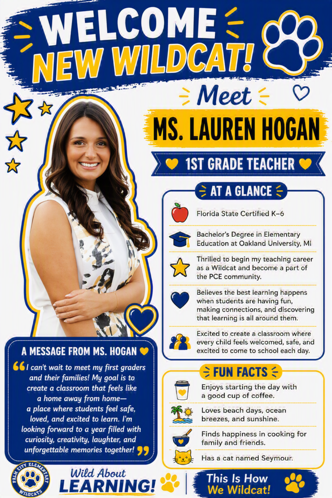 teacher announcement