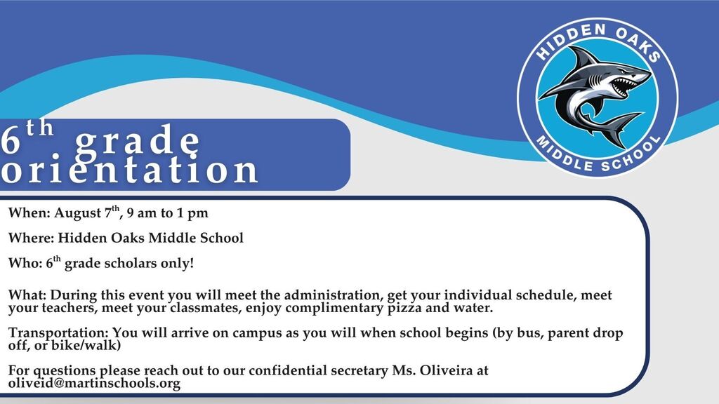 6TH GR ORIENTATION