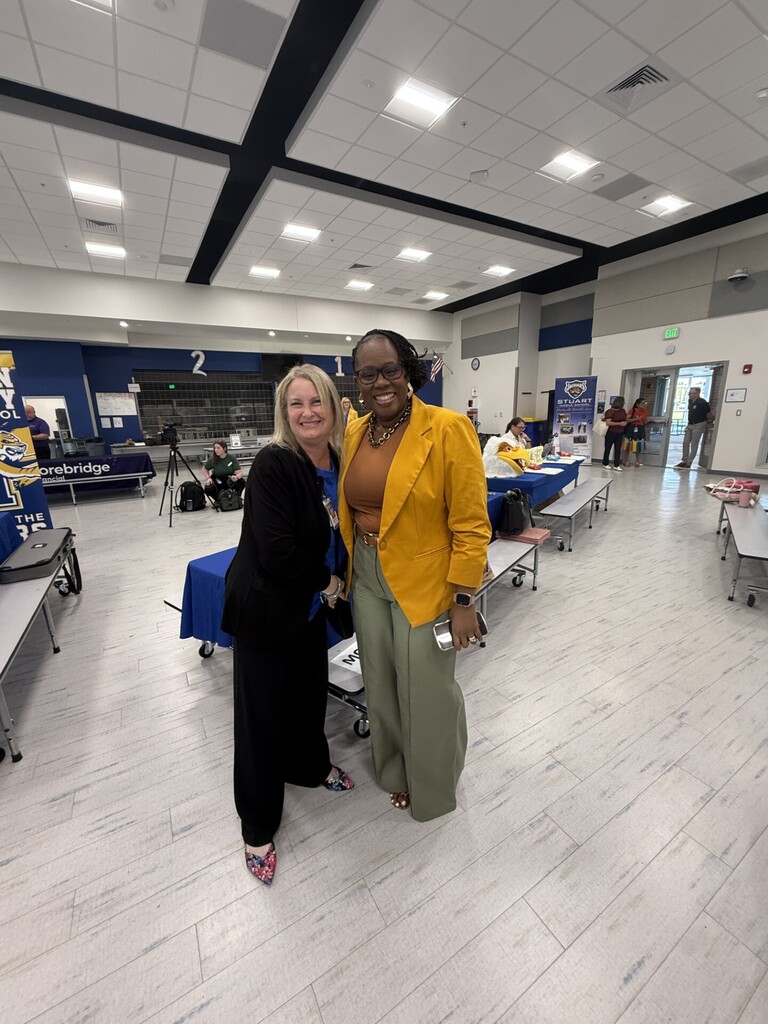 MCHS at NEO - AP Kristin Carbone and MCSD Teacher of the Year, Chanda Leon